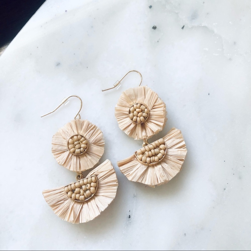 Rattan Boho Earrings